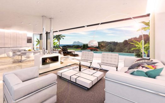 Contemporary villa with Sea Views