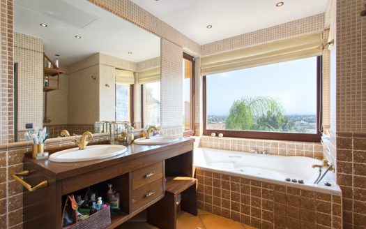 Comfortable villa for sale with panoramic sea and mountain views