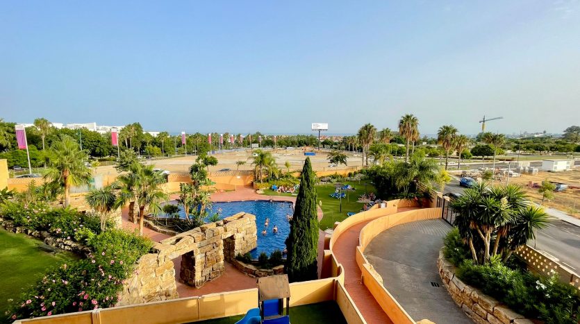 La Corona San Pedro childrens playground and swimming pool