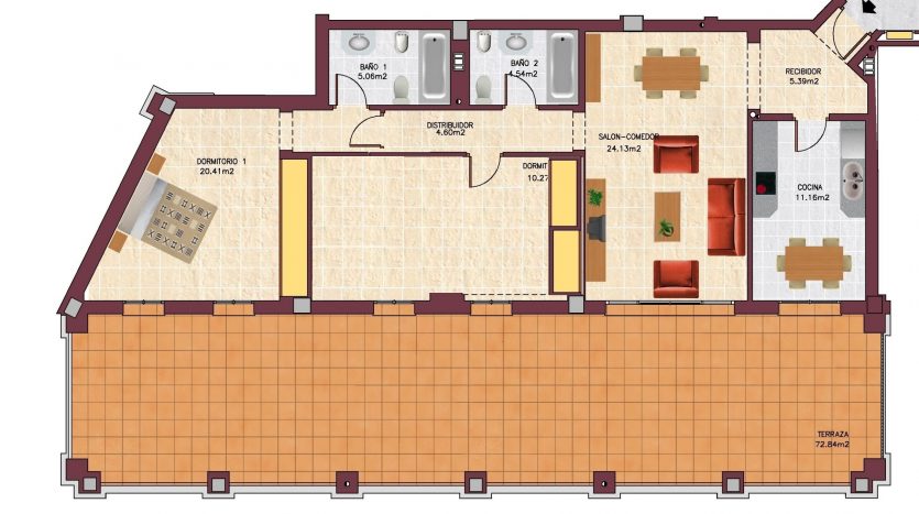 La Corona San Pedro floor plan